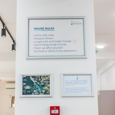 Hostel Bigova Kotor Ngoại thất bức ảnh