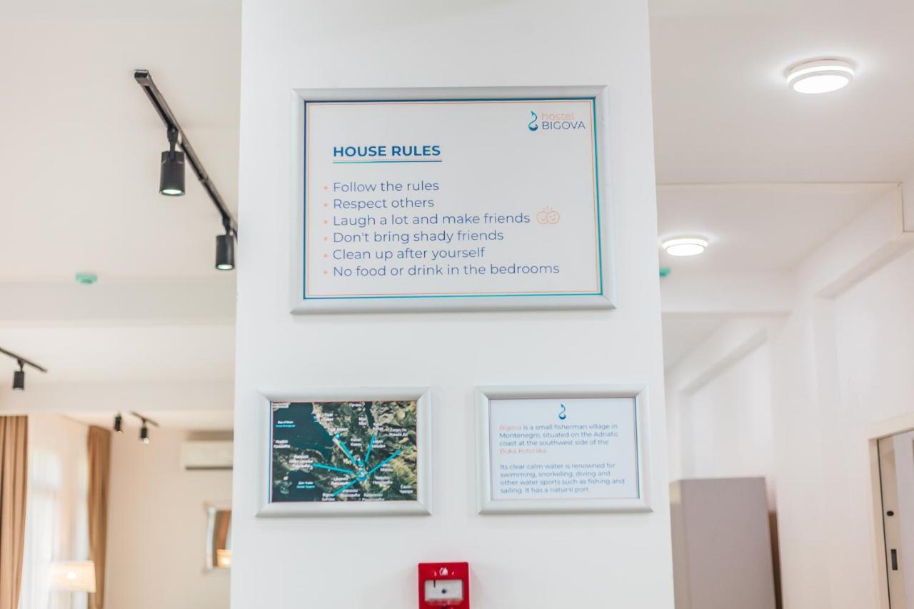Hostel Bigova Kotor Ngoại thất bức ảnh